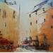 Painting Tour de marche by Raffin Christian | Painting Figurative Life style Oil Acrylic