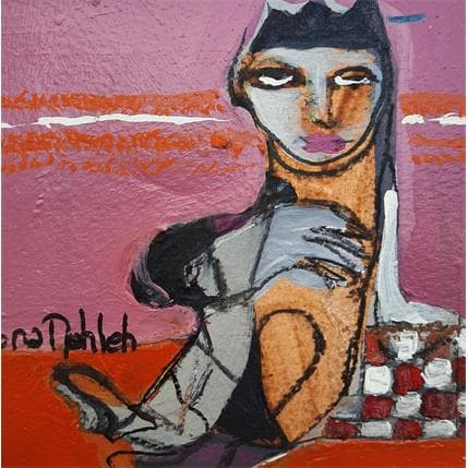 Peinture No Title 4 par Nahleh Mona | Tableau Figuratif Acrylique Portraits
