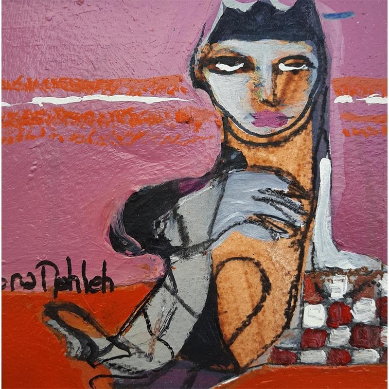 Peinture No Title 4 par Nahleh Mona | Tableau Figuratif Portraits Acrylique