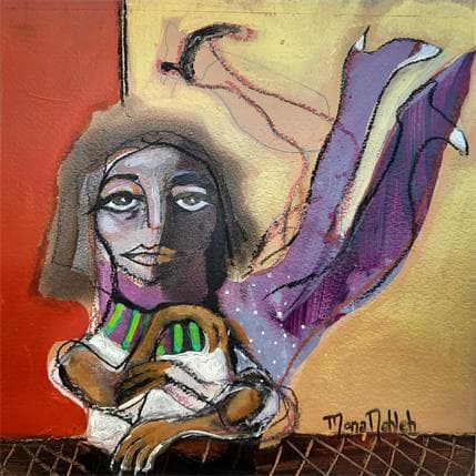 Peinture No Title 6 par Nahleh Mona | Tableau Figuratif Acrylique Portraits