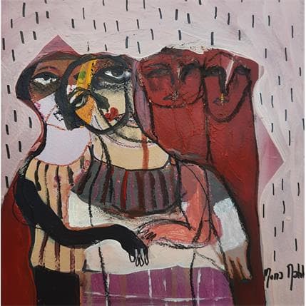 Peinture No Title 4 par Nahleh Mona | Tableau Figuratif Acrylique Portraits