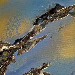 Painting C738 by Naen | Painting Abstract Acrylic Minimalist