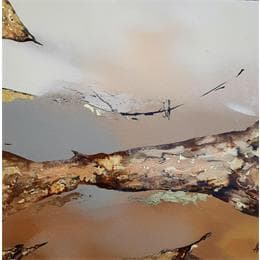 Painting No Title 1 by Naen | Painting Abstract Acrylic Minimalist