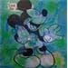 Peinture Mickey MDR 1 par Kikayou | Tableau Pop-art Icones Pop Graffiti