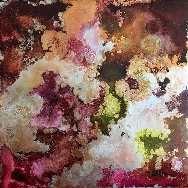 Peinture Enfants de l'espace par Stephan Tatiana | Tableau Figuratif Minimaliste