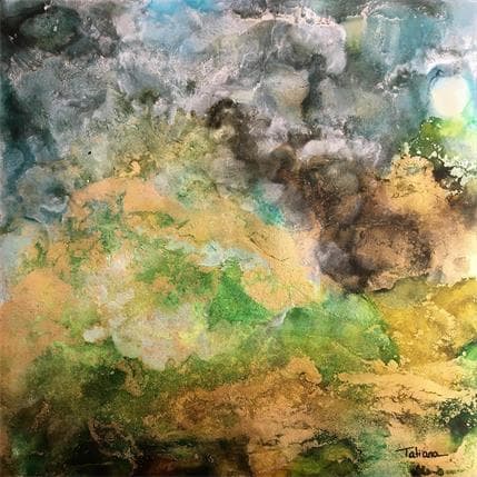 Peinture L'arbre céleste par Stephan Tatiana | Tableau Figuratif minimaliste