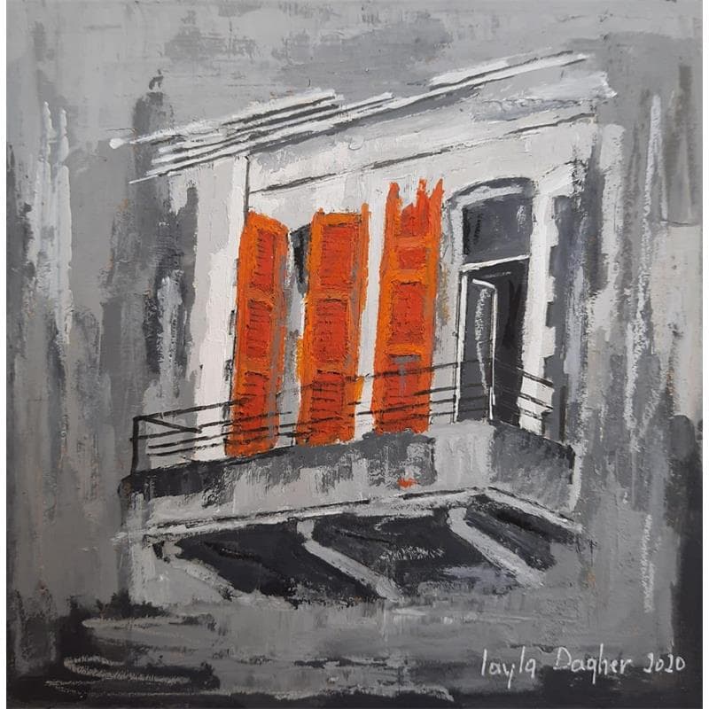 Peinture Wadi Abou Jmil 1 par Dagher Leyla | Tableau Figuratif Urbain