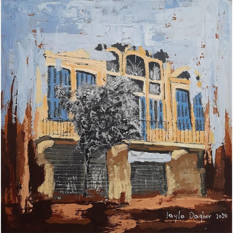 Painting Mar Mikhael by Dagher Leyla | Painting Figurative Urban