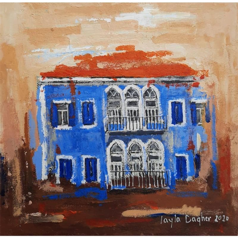 Peinture Rmeil II par Dagher Leyla | Tableau Figuratif Urbain