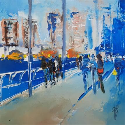 Painting Les copines by Raffin Christian | Painting Figurative Acrylic, Oil Life style