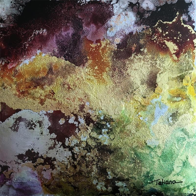 Peinture Le voyage du vent par Stephan Tatiana | Tableau Figuratif Minimaliste