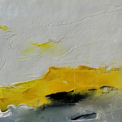 Painting Si heureuse by Dumontier Nathalie | Painting Abstract Oil Minimalist