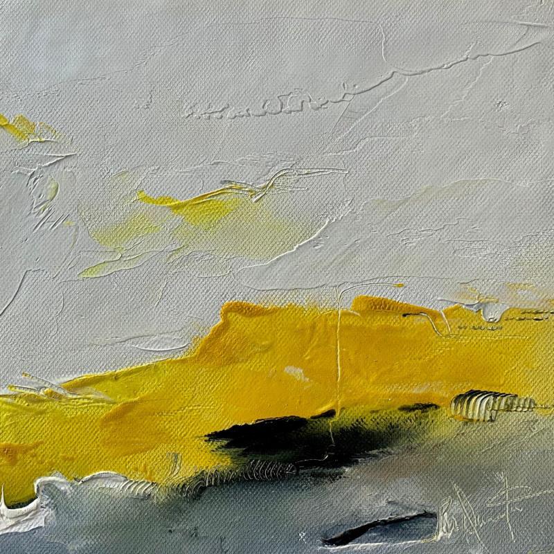 Painting Si heureuse by Dumontier Nathalie | Painting Abstract Minimalist Oil