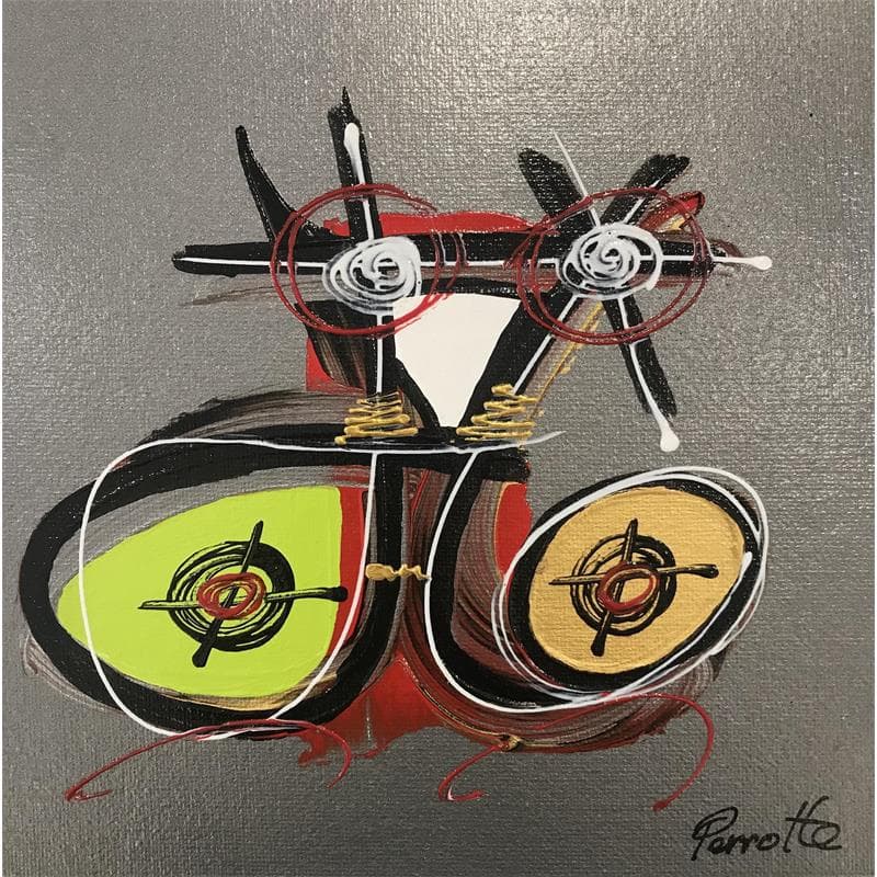 Painting Bahia by Perrotte | Painting Abstract Minimalist Acrylic