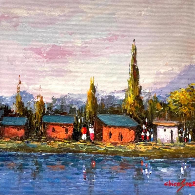 Painting casebres by Chico Souza | Painting Figurative Still-life Oil