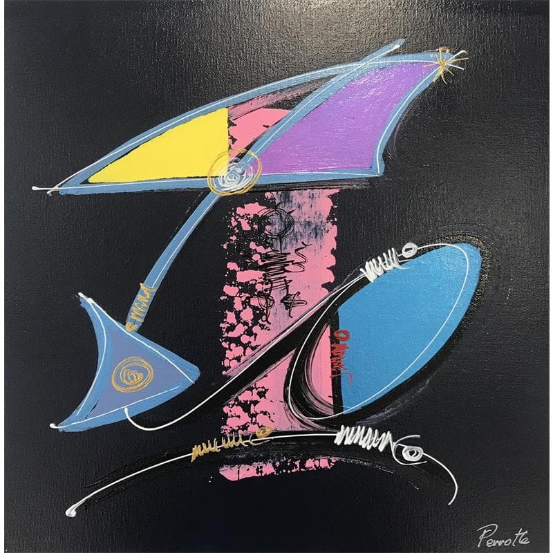 Painting Chota by Perrotte | Painting Abstract Minimalist Acrylic