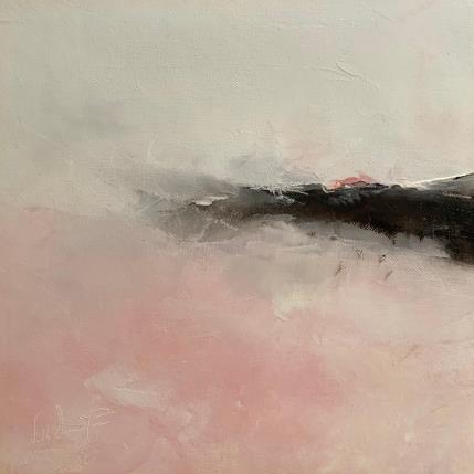 Peinture chaleur de l'instant par Dumontier Nathalie | Tableau Abstrait Huile minimaliste