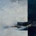 Painting tandis que j'allais et venais by Dumontier Nathalie | Painting Abstract Minimalist Oil