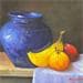 Painting banana by Chico Souza | Painting Figurative Still-life Oil