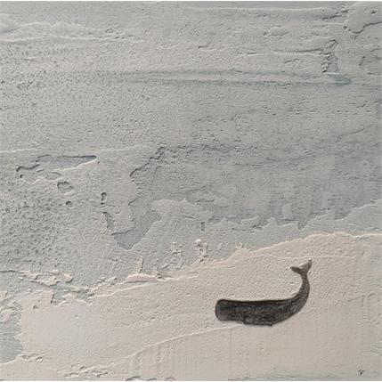 Painting Twelve notes by Roma Gaia | Painting Figurative Animals, Marine, Minimalist