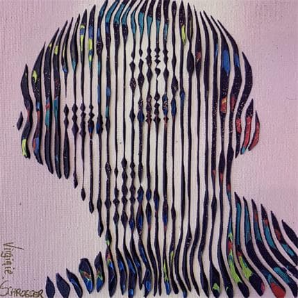 Painting Stromae by Schroeder Virginie | Painting Pop-art Acrylic Pop icons