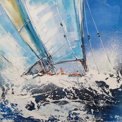Peinture Grand voile par Ortis-Bommarito Nicole | Tableau Figuratif Acrylique Marine