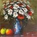 Painting Mesa de mogno by Chico Souza | Painting Figurative Still-life Oil