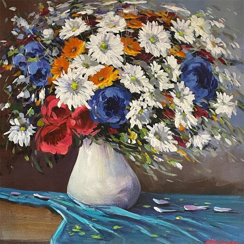 Painting festival by Chico Souza | Painting Figurative Still-life Oil