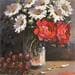Painting vva roxa by Chico Souza | Painting Figurative Still-life Oil