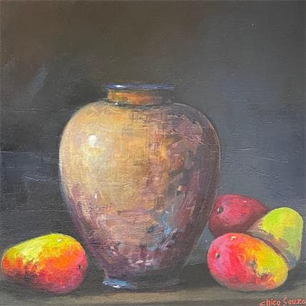 Painting cuatro mangas by Chico Souza | Painting Figurative Oil Still-life