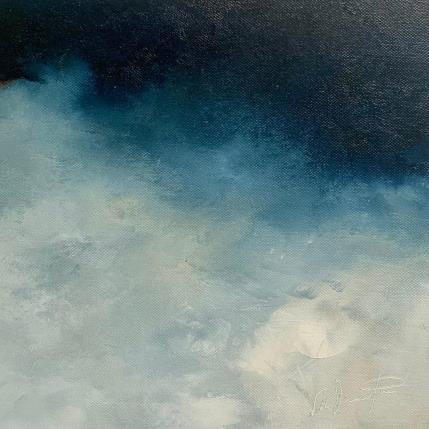 Peinture des larmes dans les yeux par Dumontier Nathalie | Tableau Abstrait Huile minimaliste