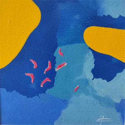 Peinture BIRDS 3 par Gozdz Joanna | Tableau Abstrait Acrylique minimaliste