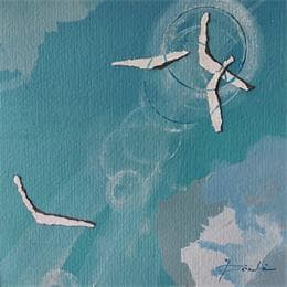 Peinture BIRDS 16 09 18 22.20 par Gozdz Joanna | Tableau Abstrait Acrylique minimaliste