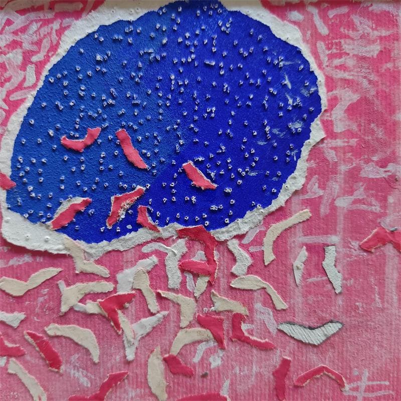 Painting BIRDS 31 08 18 by Gozdz Joanna | Painting Abstract Minimalist Acrylic