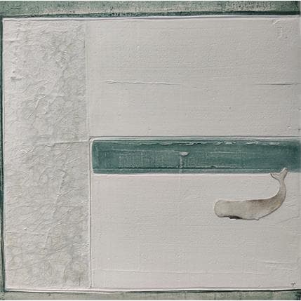 Painting Cibernetico by Roma Gaia | Painting Figurative Animals, Marine, Minimalist