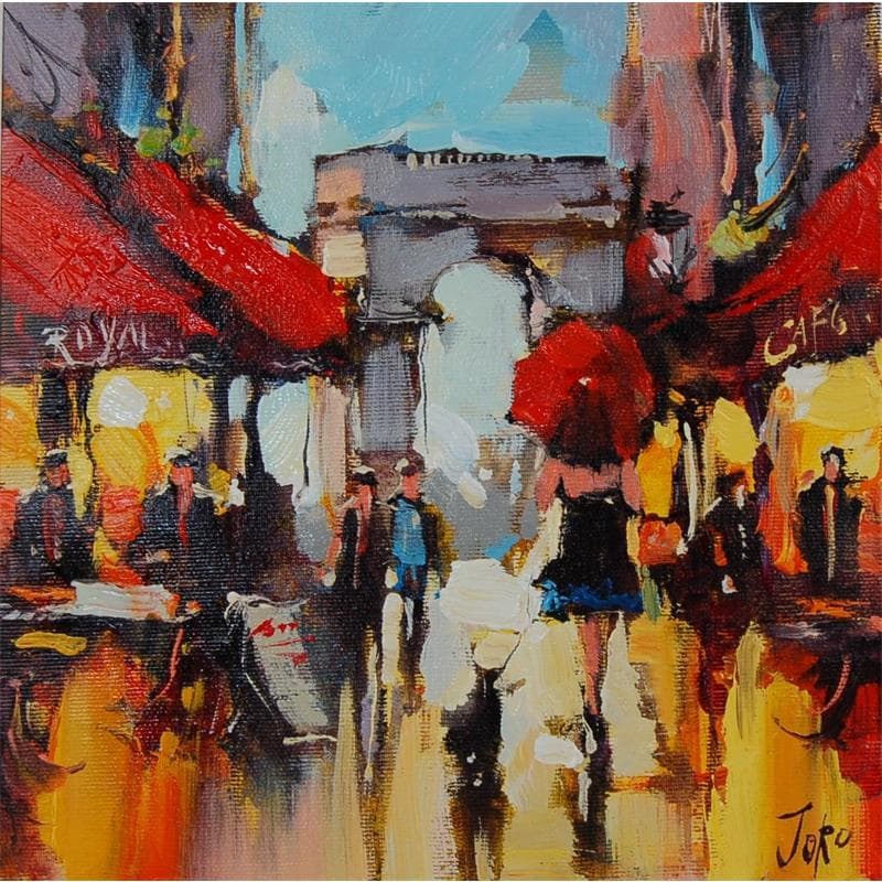 Painting 15 - She by Joro | Painting Figurative Urban Oil