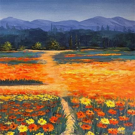 Painting campo belo by Chico Souza | Painting Figurative Oil Still-life