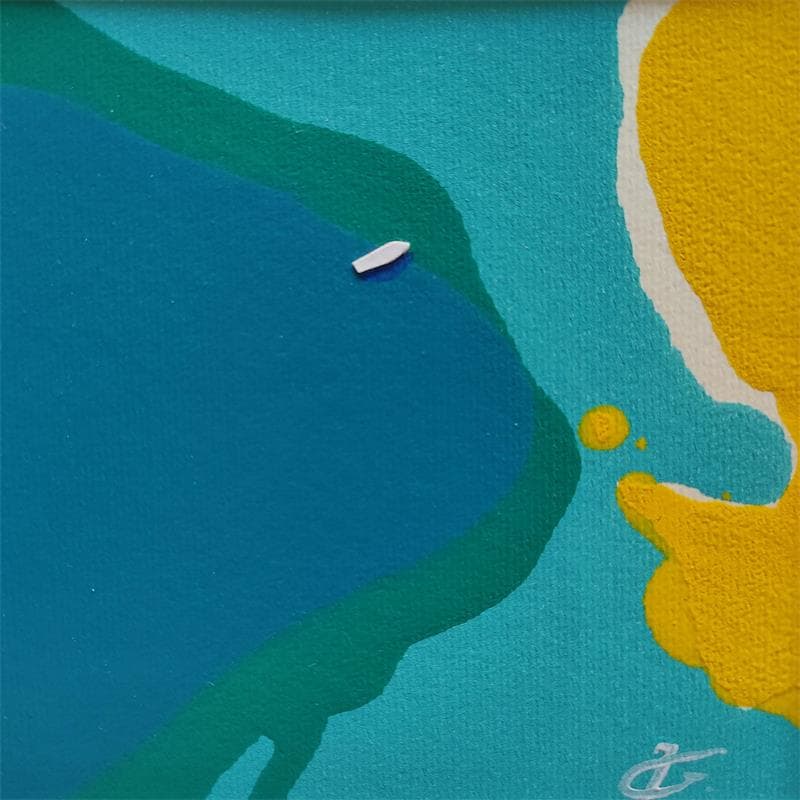 Pintura A LOVELY CRUISE 2 por Gozdz Joanna | Pintura Abstracto Minimalista Acrílico