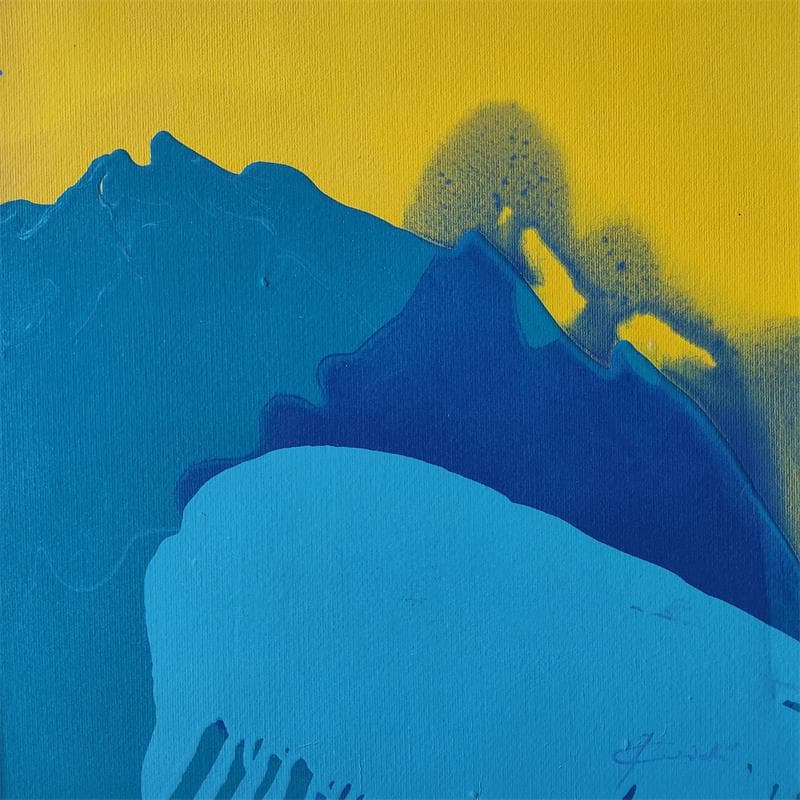 Peinture PRYPTYN SURGE par Gozdz Joanna | Tableau Abstrait Minimaliste Acrylique