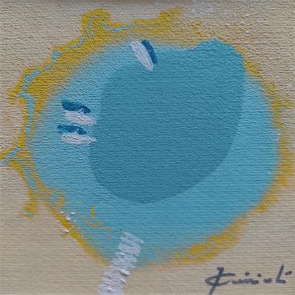 Peinture IN FRONT OF THE OCEAN par Gozdz Joanna | Tableau Abstrait Acrylique minimaliste