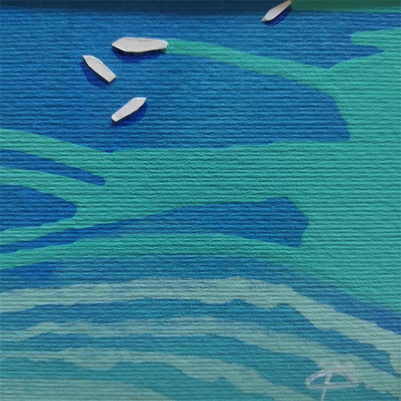 Pintura TRACE por Gozdz Joanna | Pintura Abstracto Minimalista Acrílico