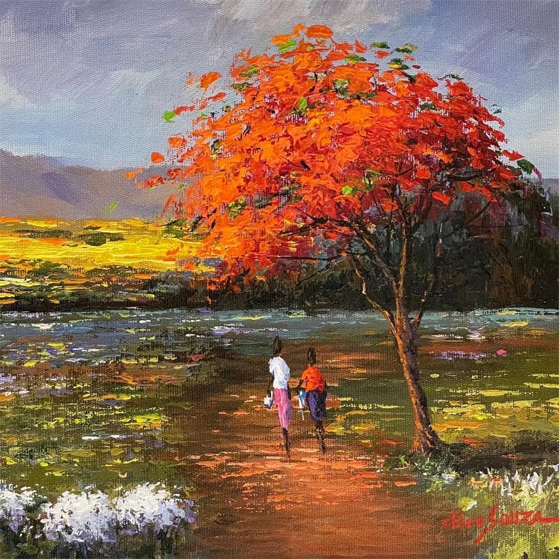 Peinture maria e josefa par Chico Souza | Tableau Figuratif Natures mortes Huile