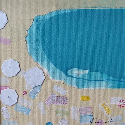 Peinture WIND BLOW par Gozdz Joanna | Tableau Abstrait Acrylique minimaliste