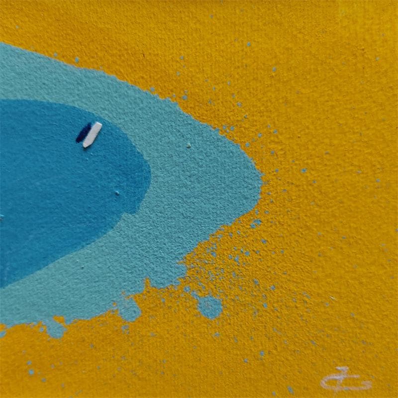 Peinture LONELY CRUISE par Gozdz Joanna | Tableau Abstrait Minimaliste Acrylique