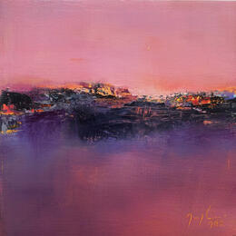 Peinture COLOR MEMORY CS 17.12 par Mercier Maryline | Tableau Abstrait Huile Minimaliste
