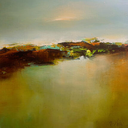 Peinture BRAINSTORMING CS 17.2 par Mercier Maryline | Tableau Abstrait Huile Minimaliste