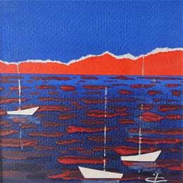 Peinture CALM par Gozdz Joanna | Tableau Abstrait Acrylique minimaliste