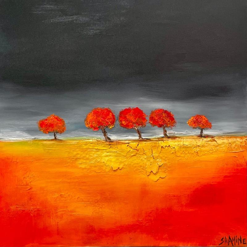 Peinture NATURE par Shahine | Tableau Figuratif Paysages Huile