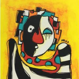 Painting TEDLO by Gorigoitia Karla  | Painting Raw art Acrylic Life style