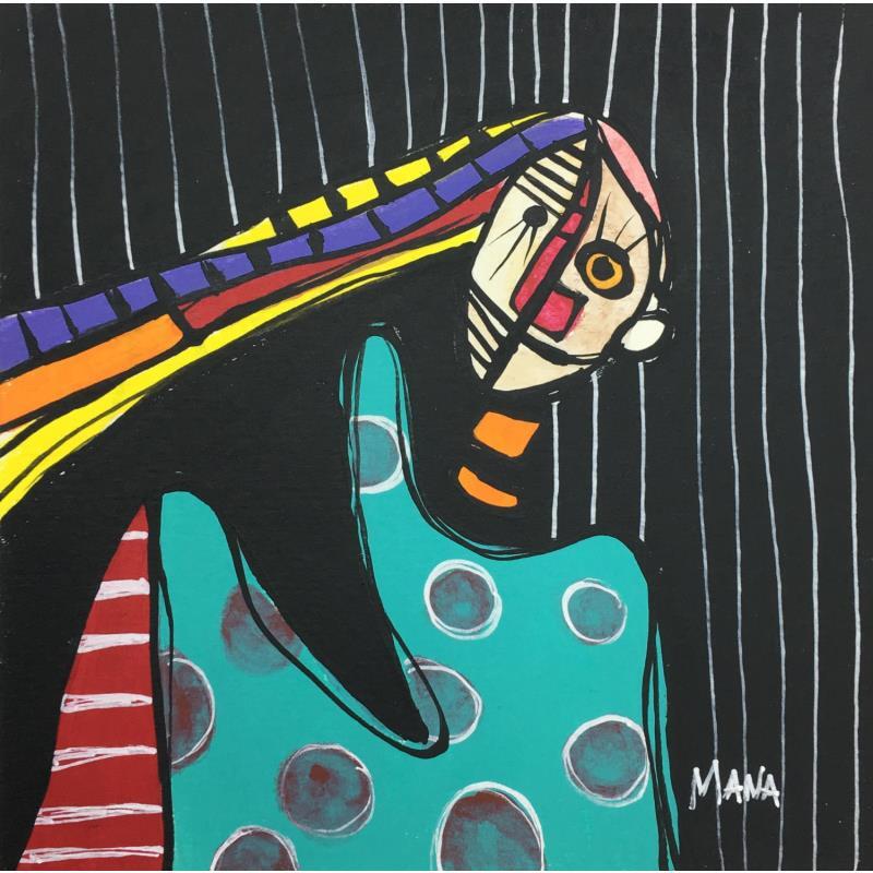 Peinture MIEDO par Gorigoitia Karla  | Tableau Art Singulier Scènes de vie Acrylique